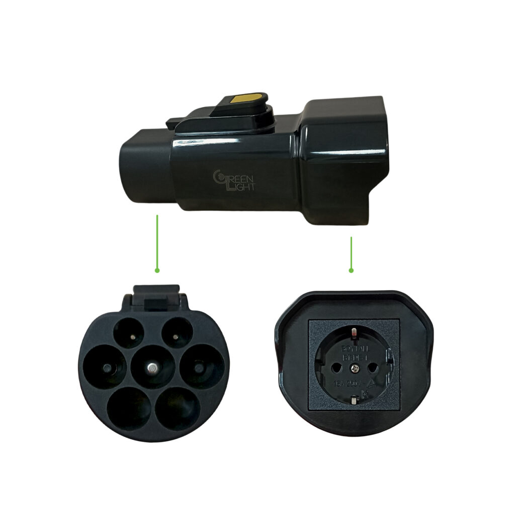 разъемы у разрядного адаптера GBT 16A