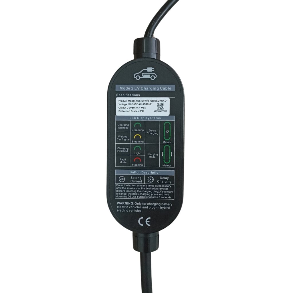 Параметры блока управления ANS 6-16A