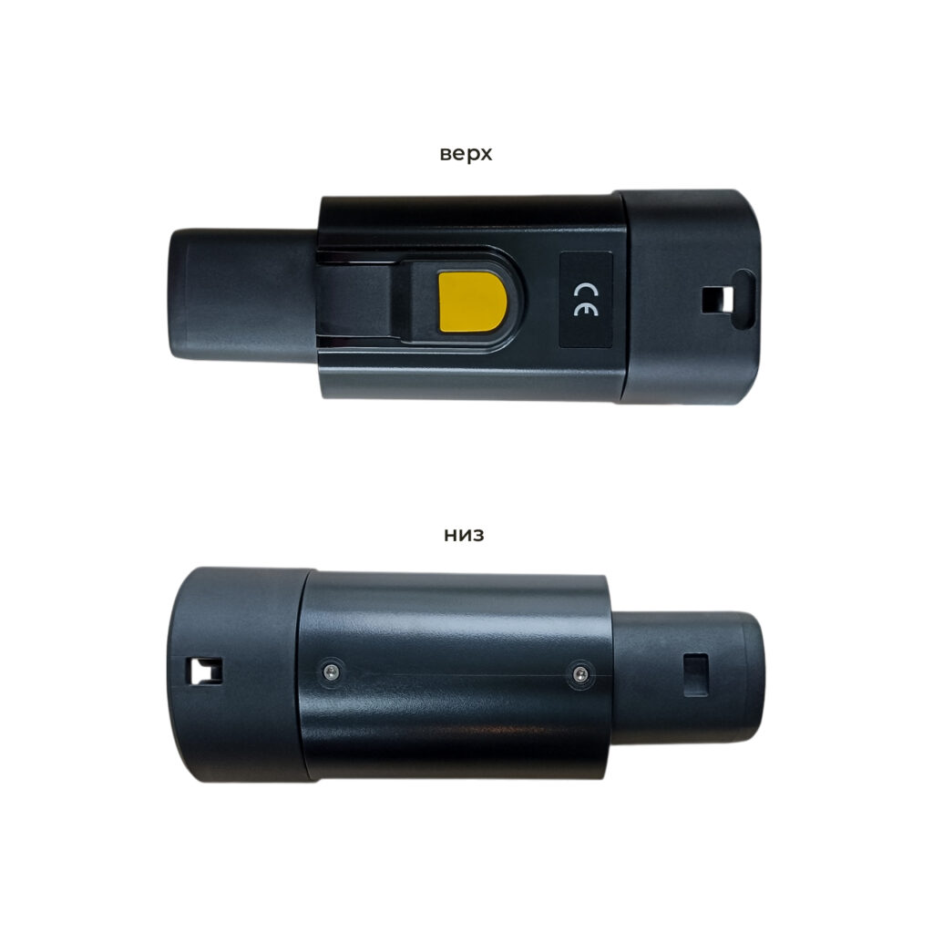 переходник переменного тока gbt-tesla 7квт/ч показан сверху и снизу