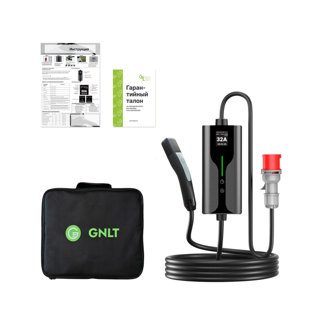 комплектация зарядного устройства для электромобилей Тесла от GNLT basic на 6-32А