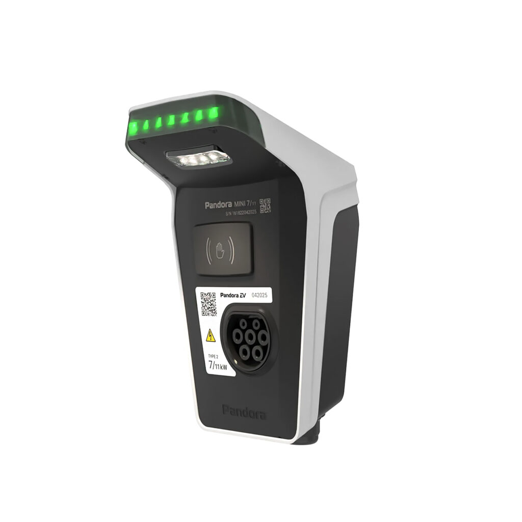 зарядная настенная станция Pandora MINI 711 для зарядки электромобилей дома