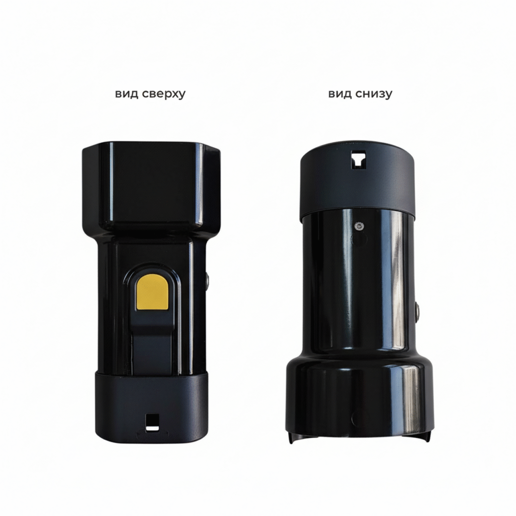 обзор корпуса разрядного адаптера тип2 на 3,5 квтч сверху и снизу