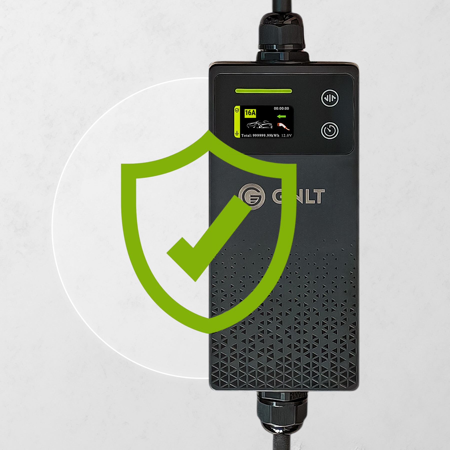 надежная система безопасности портативного зарядного устройства для электромобиля GNLT EVX