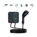 однофазная зарядная станция ANS Black на 32А с коннектором Type1