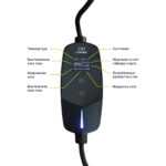 обзор информационного экрана у зарядки EVDance 10-32A Tesla