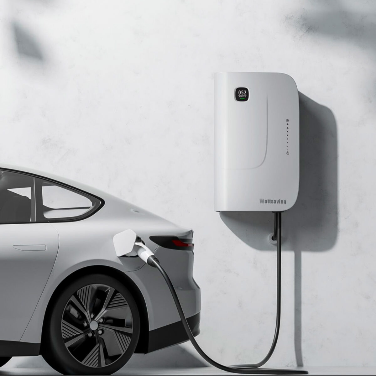 пример зарядки электромобиля от бытовой зарядной станции Wattsaving GBT DC HQ22