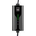 обзор блока управления портативного зарядного устройства GNLT basic 16а - экран, индикация, кнопки управления