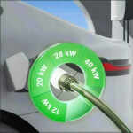 регулировка мощности зарядной станции постоянного тока Wattsaving GBT DC TH40 вручную по 4 значениям